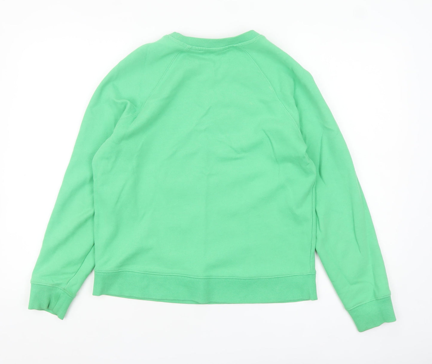 Marks and Spencer Women's Green Manhattan Graphic Sweatshirt Size S