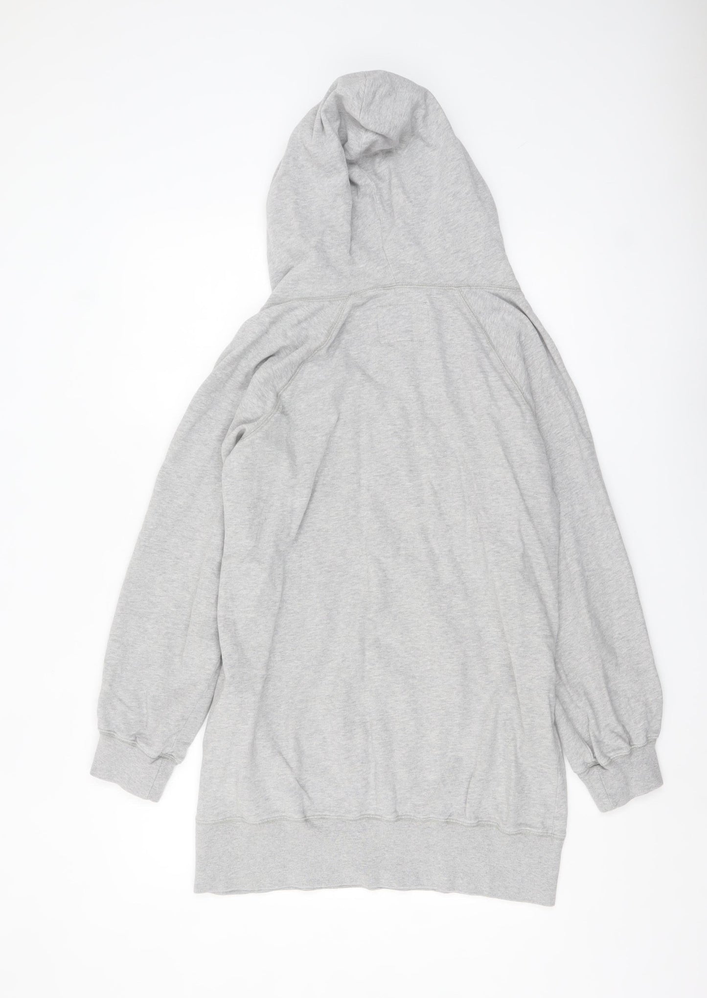 French Connection Women Grey Medium Pullover Hoodie 100% Cotton FC Seventy Two