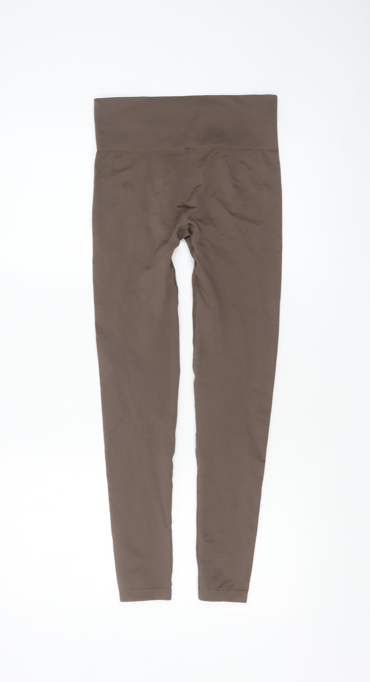 PrettyLittleThing Women Brown Seamless Leggings Size S