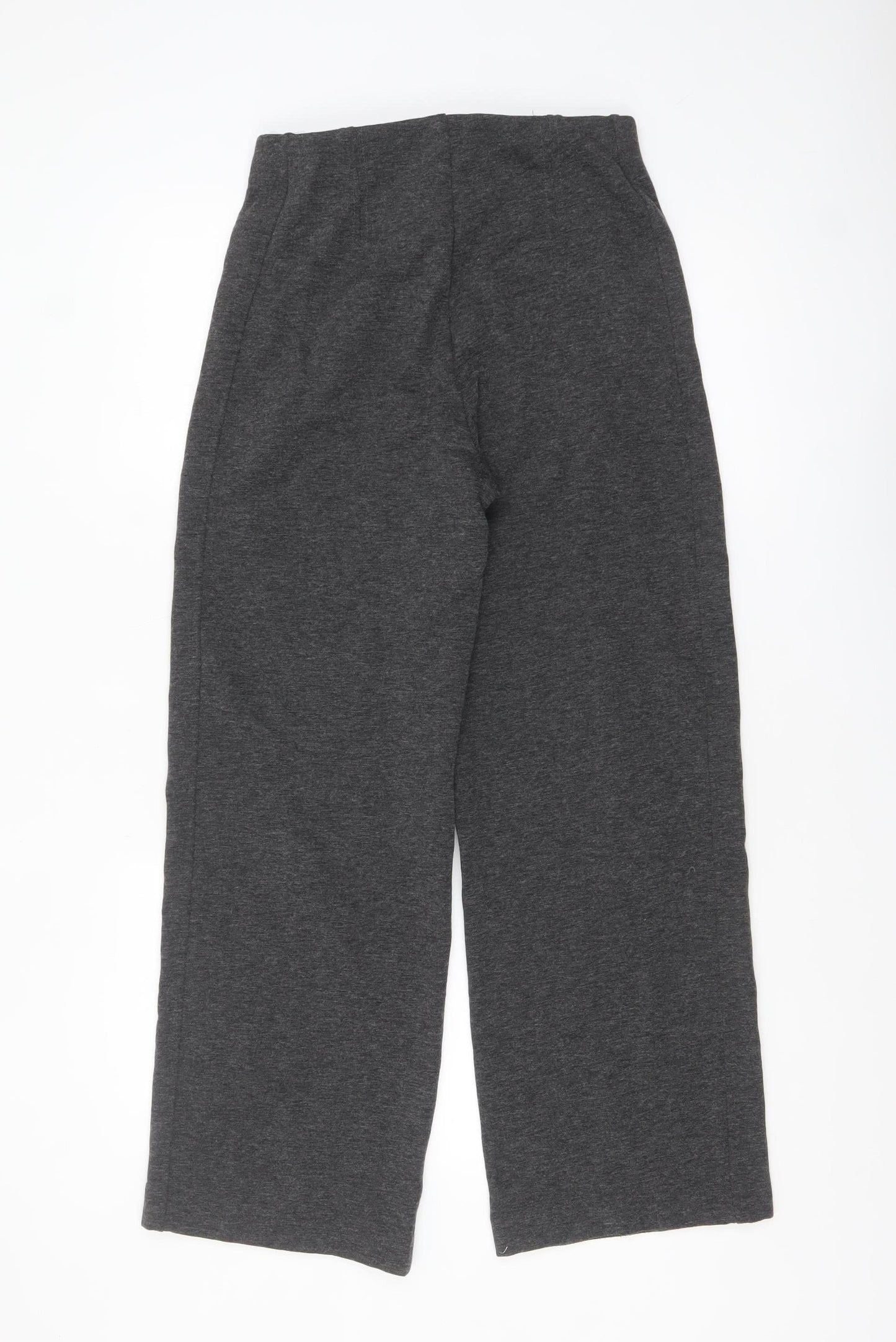 Jaeger Women’s Grey Jersey Straight Leg Trousers Size 8