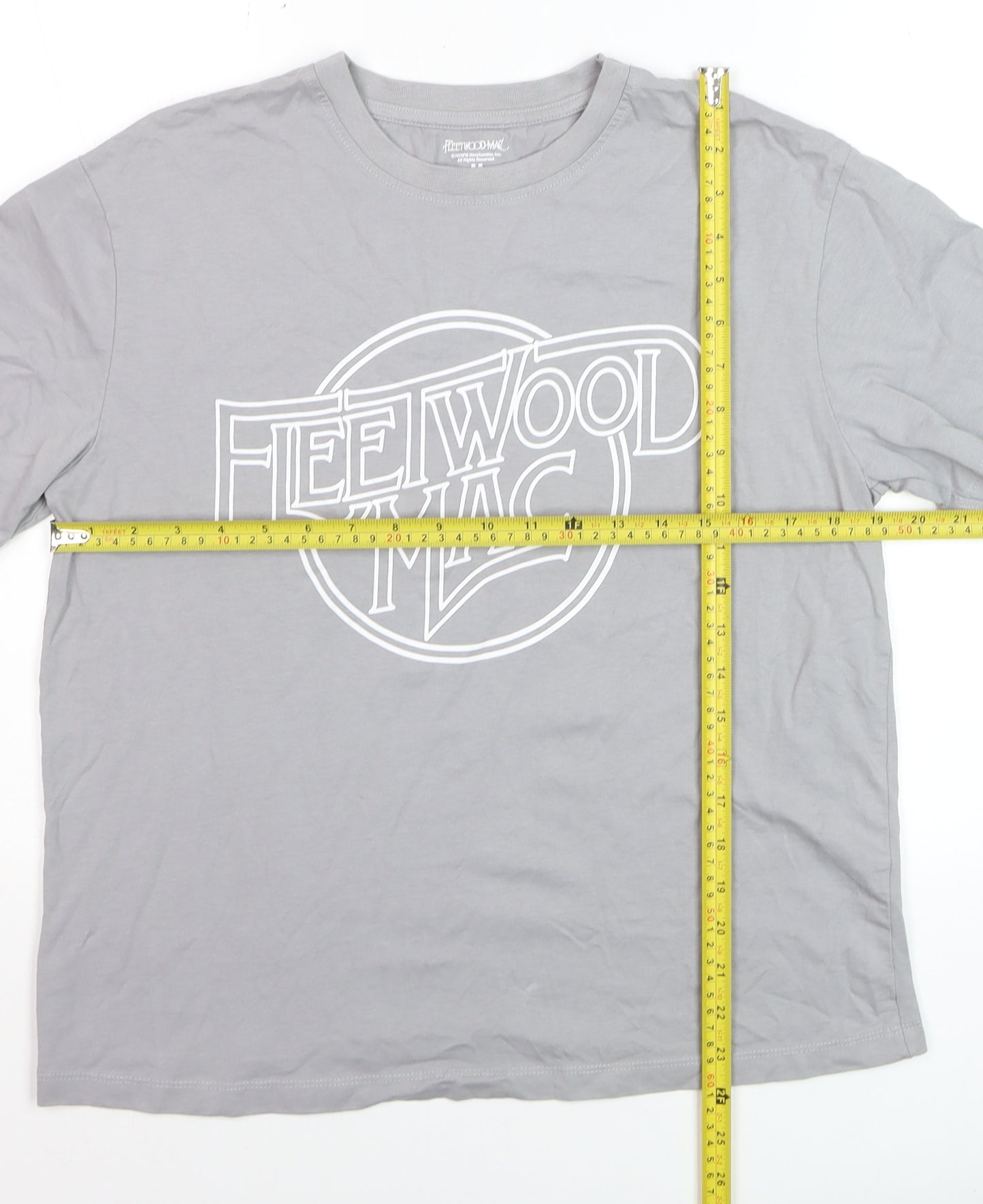 Fleetwood Mac Men’s Grey Medium Graphic Band T-Shirt