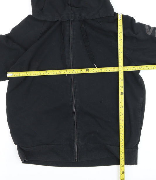 Victoria Sport Unisex Black Full Zip Hoodie S Regular Fit
