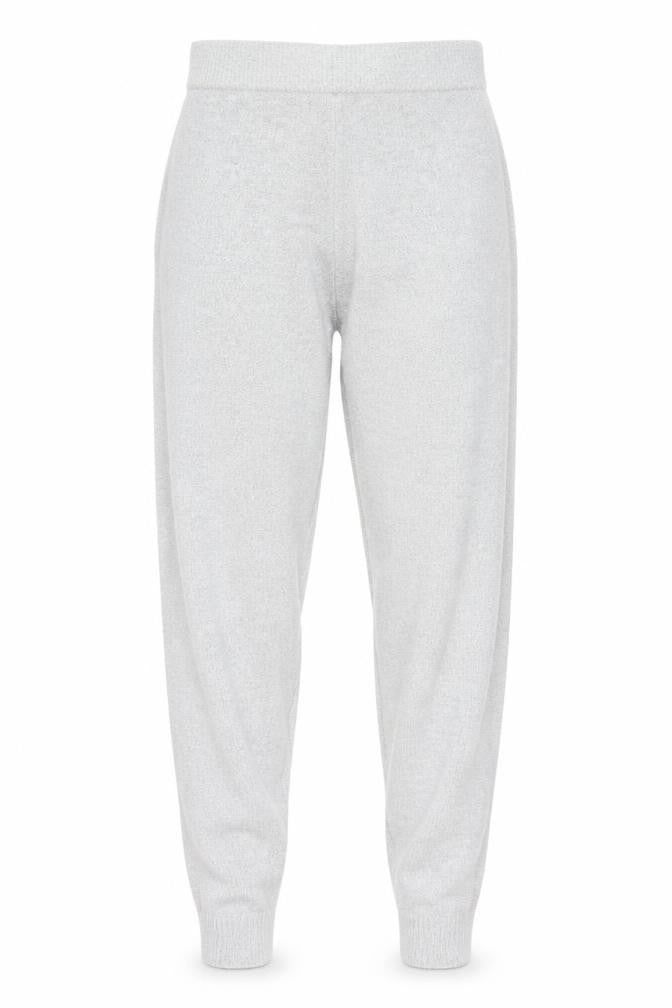 PRETTYLITTLETHING Women's Grey Knit Jogger Trousers Size S