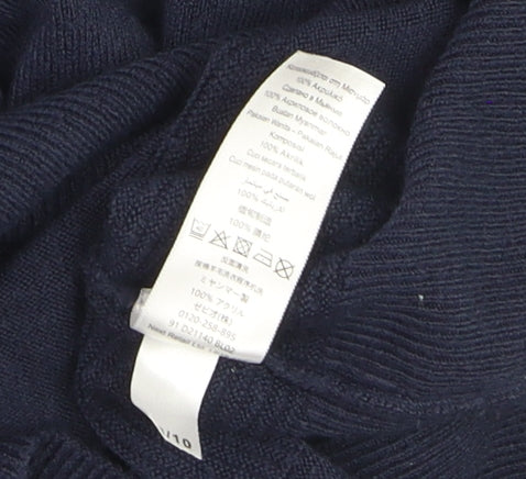 Next Women Blue Roll Neck Long Sleeve Jumper Size 16