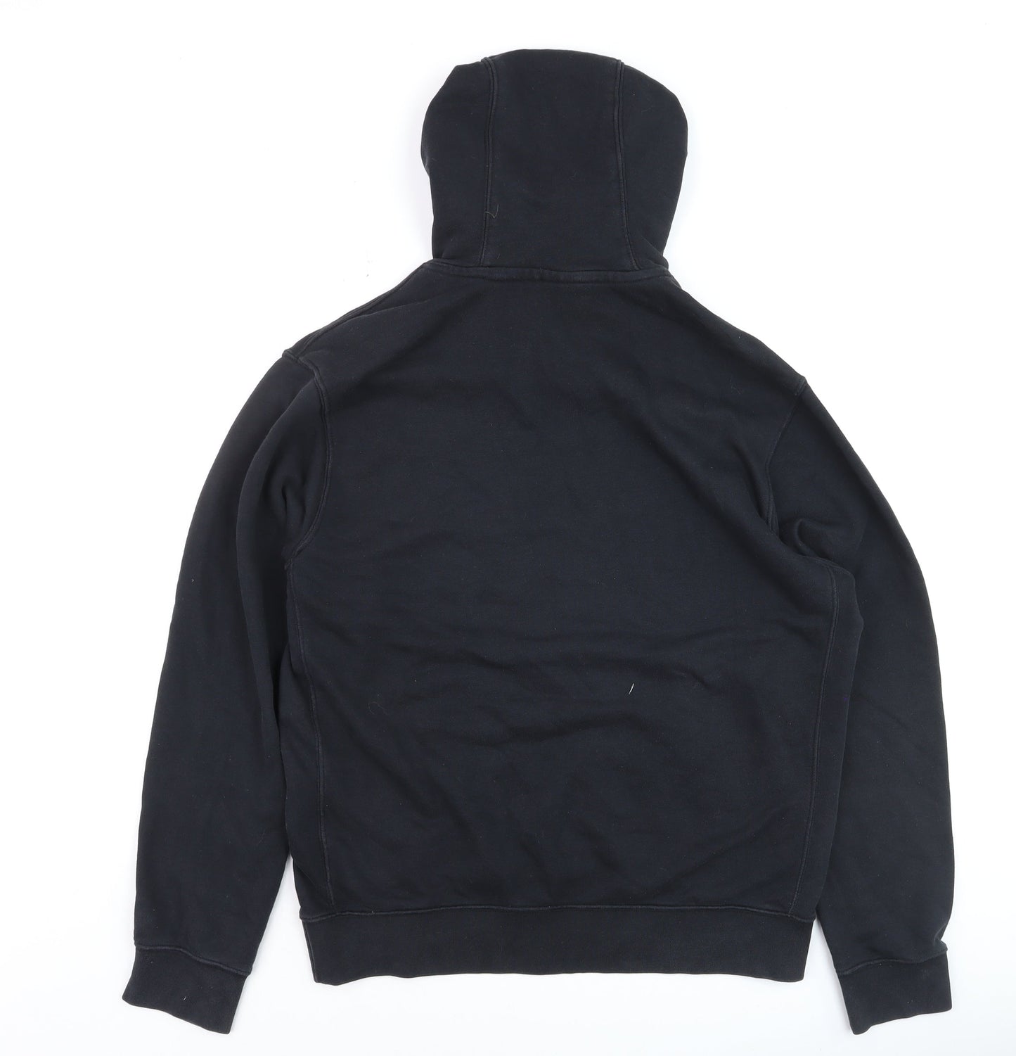 Nike Men's Black Pullover Hoodie Medium Logo Fleece Sweatshirt