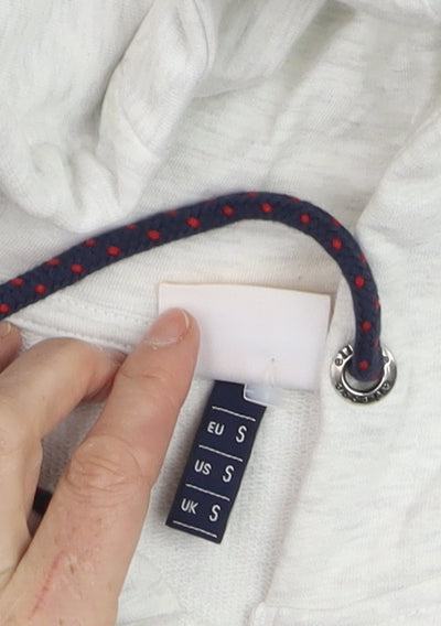 Ellesse Mens Grey Sleeveless Hooded Zip Tank Top Size S