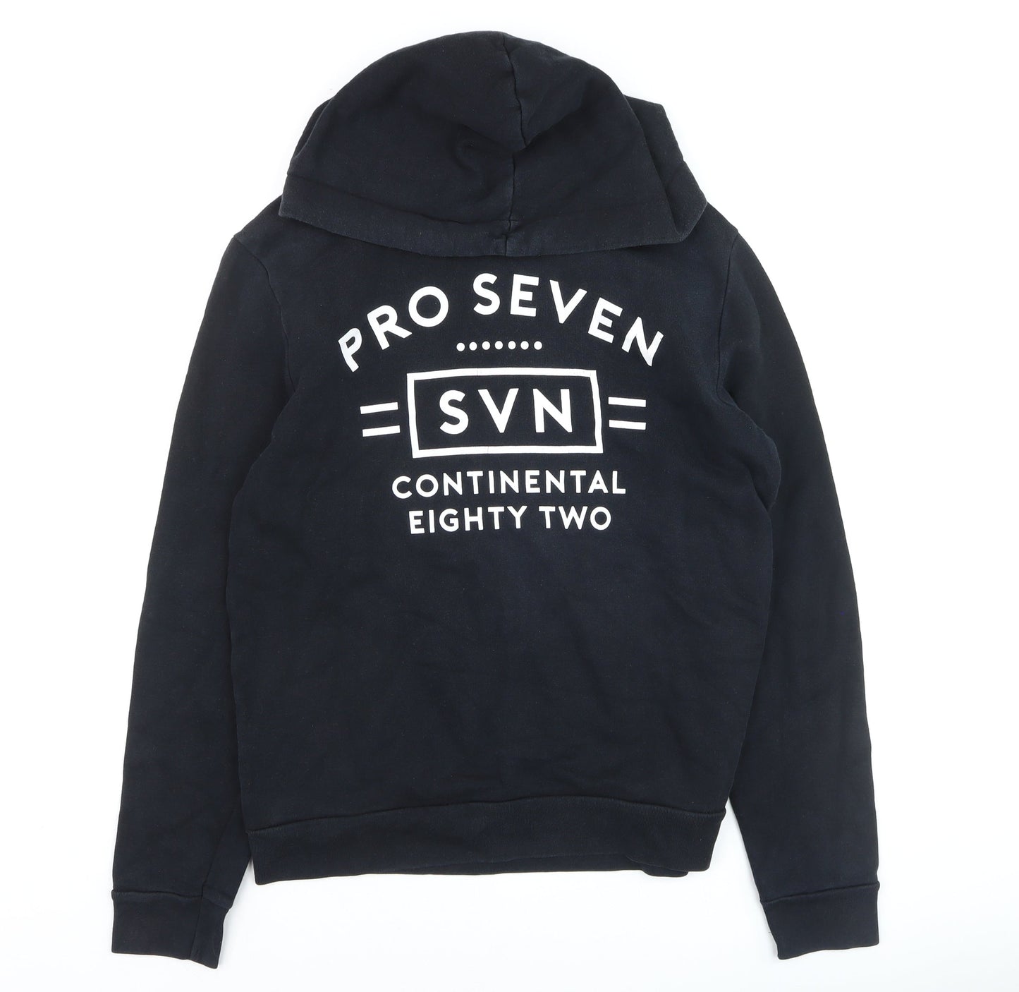 Topman Men’s Black XS Classic Pullover Hoodie with Logo