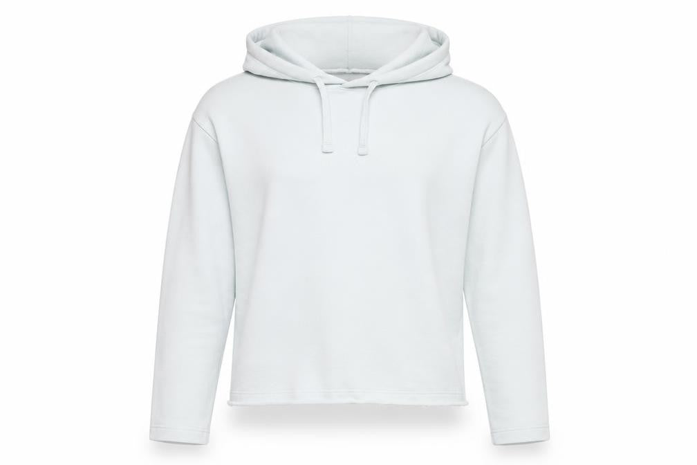 Pull&Bear Women’s Light Blue Pullover Hoodie Size S Relaxed Fit