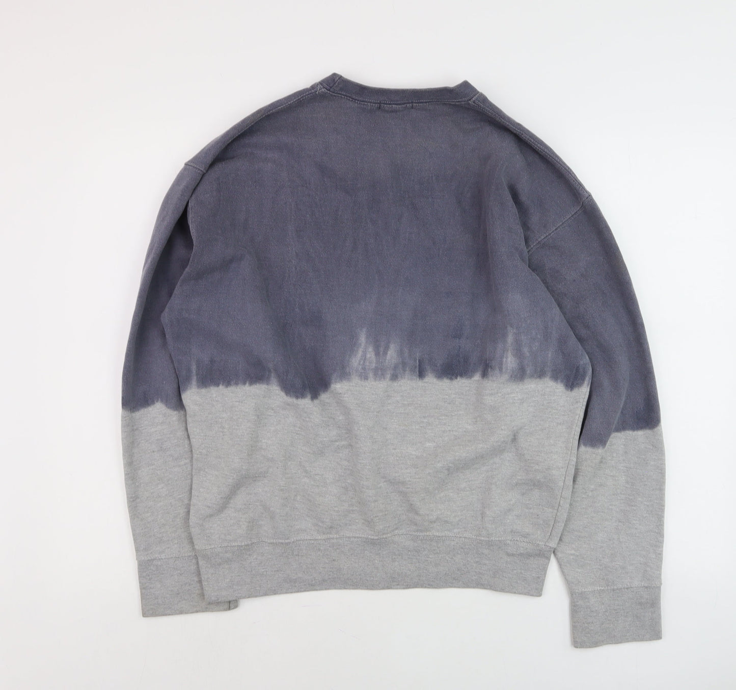 Boohoo Womens Grey Dip Dye Omaha 1992 Graphic Pullover Sweatshirt M