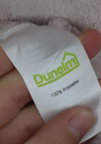 Dunelm Women’s Beige Fleece Hooded Robe One Size Winter