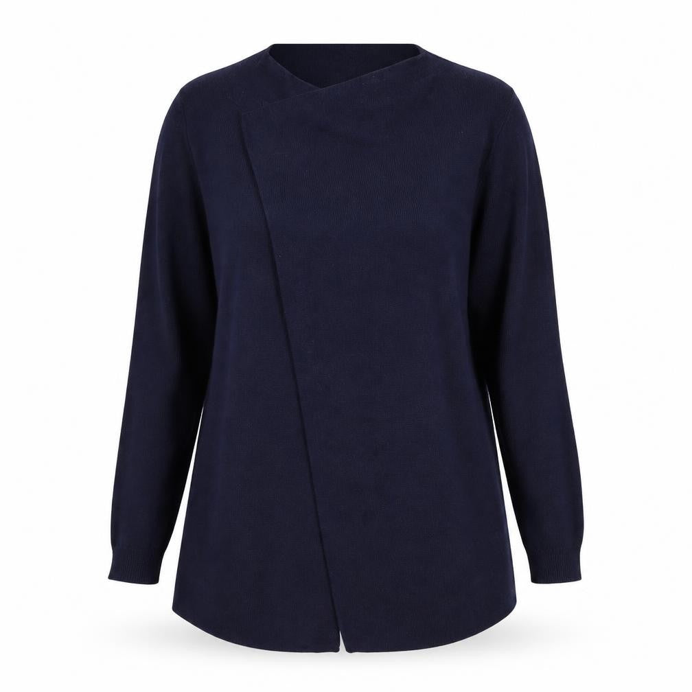 Marks & Spencer Women Blue Cardigan M Long Sleeve Knit