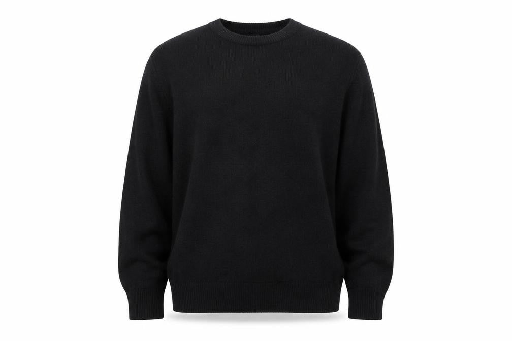 River Island Men's Black L Crew Neck Knit Jumper