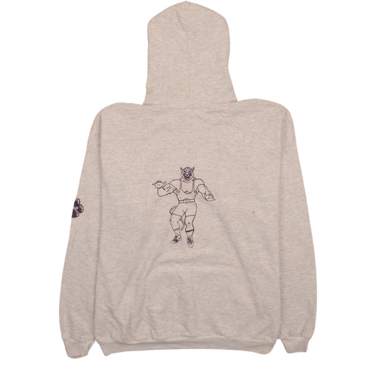 Lee Men's Grey Pullover Hoodie 2XL Smithsburg Wrestling Vintage