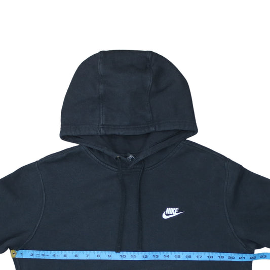 Nike Men's Black Pullover Hoodie Medium Fleece Sweatshirt
