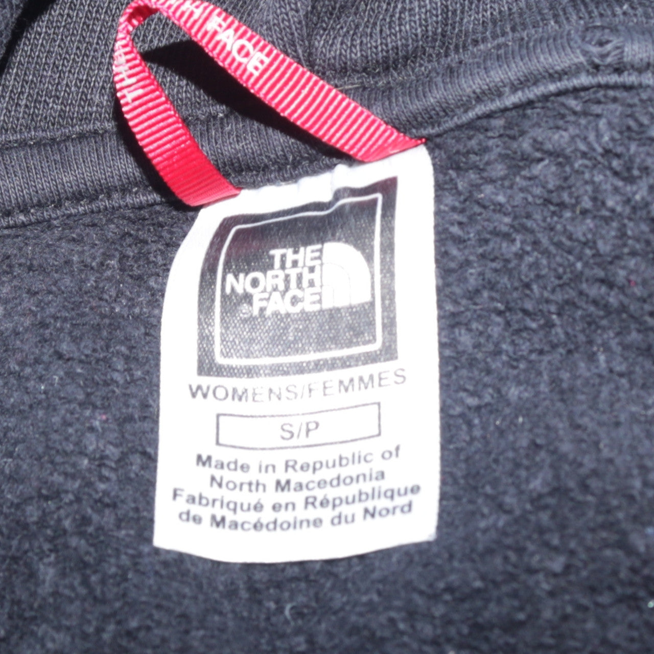 The North Face Womens Black Small Pullover Hoodie Cotton Casual