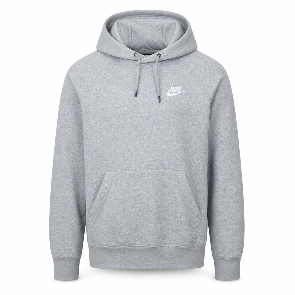 Nike Men's Grey Pullover Hoodie Small Regular Fit Fleece