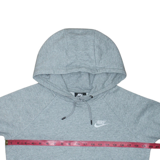 Nike Men's Grey Pullover Hoodie Small Regular Fit Fleece