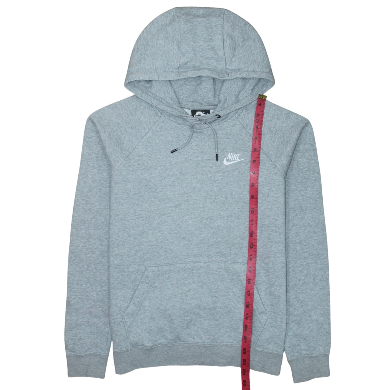 Nike Men's Grey Pullover Hoodie Small Regular Fit Fleece