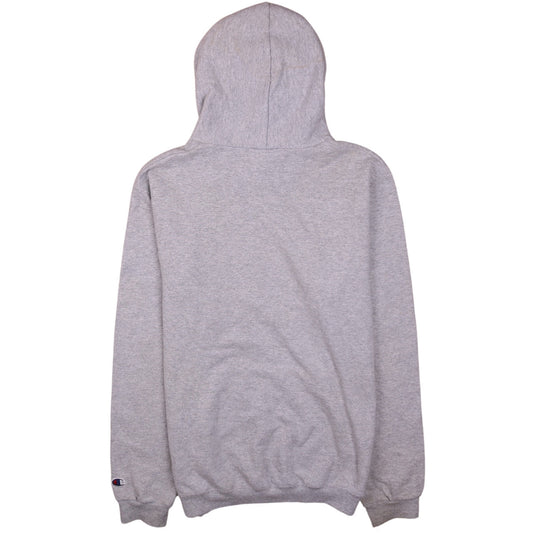 Champion Boys Grey Pullover Hoodie YXL Fleece Cotton Blend Logo Sweatshirt