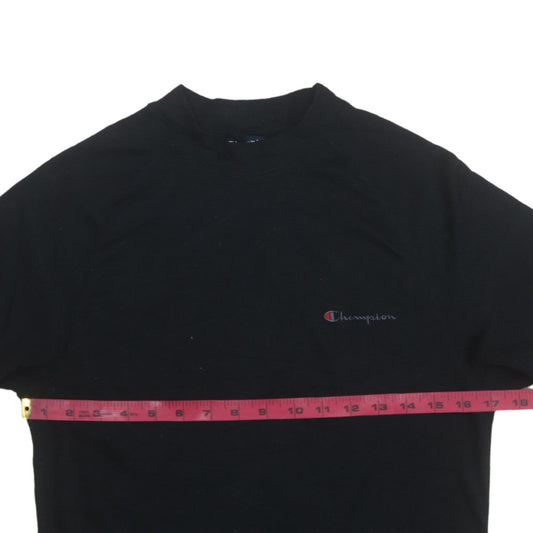Champion Men's Black Long Sleeve Pullover T-Shirt Size L