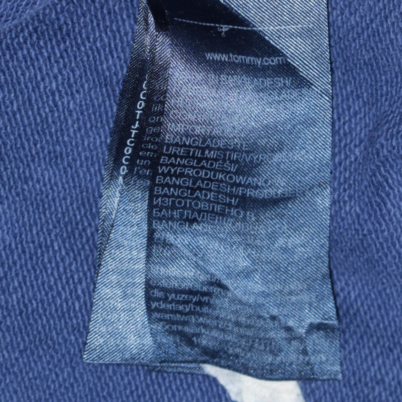Tommy Hilfiger Men's Blue XL Pullover Hoodie Classic Embroidered Logo