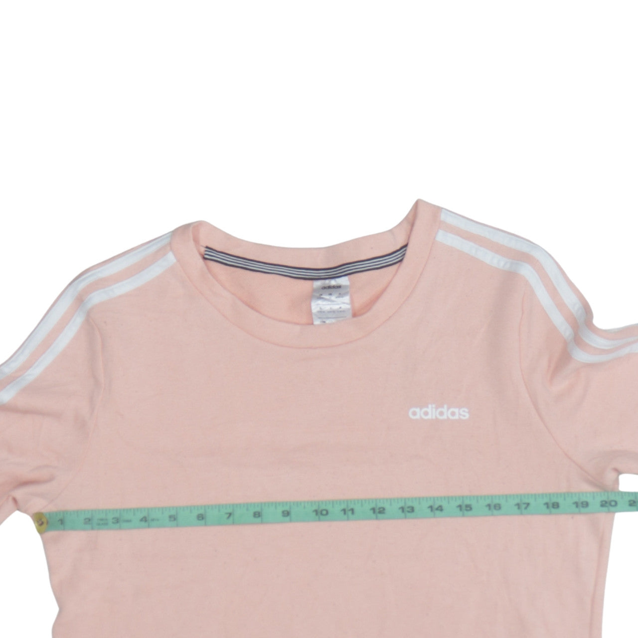 Adidas Women Pink Crew Neck Long Sleeve Pullover Sweatshirt Size 12-14