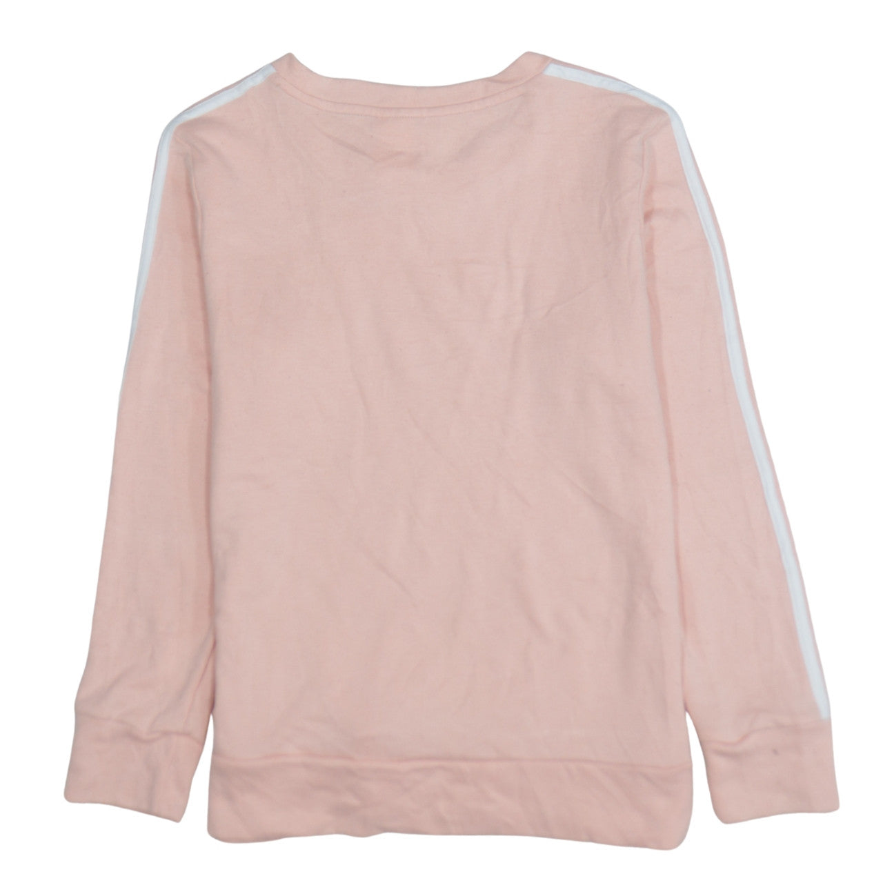 Adidas Women Pink Crew Neck Long Sleeve Pullover Sweatshirt Size 12-14