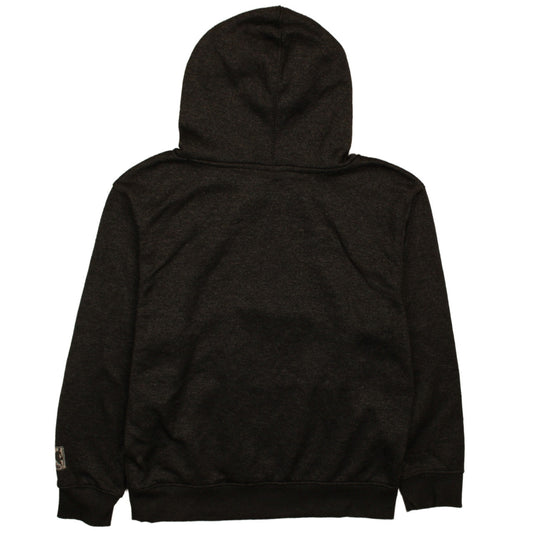 NBA Boys Black Hoodie L (14-16) Pullover Basketball Graphic Sweatshirt