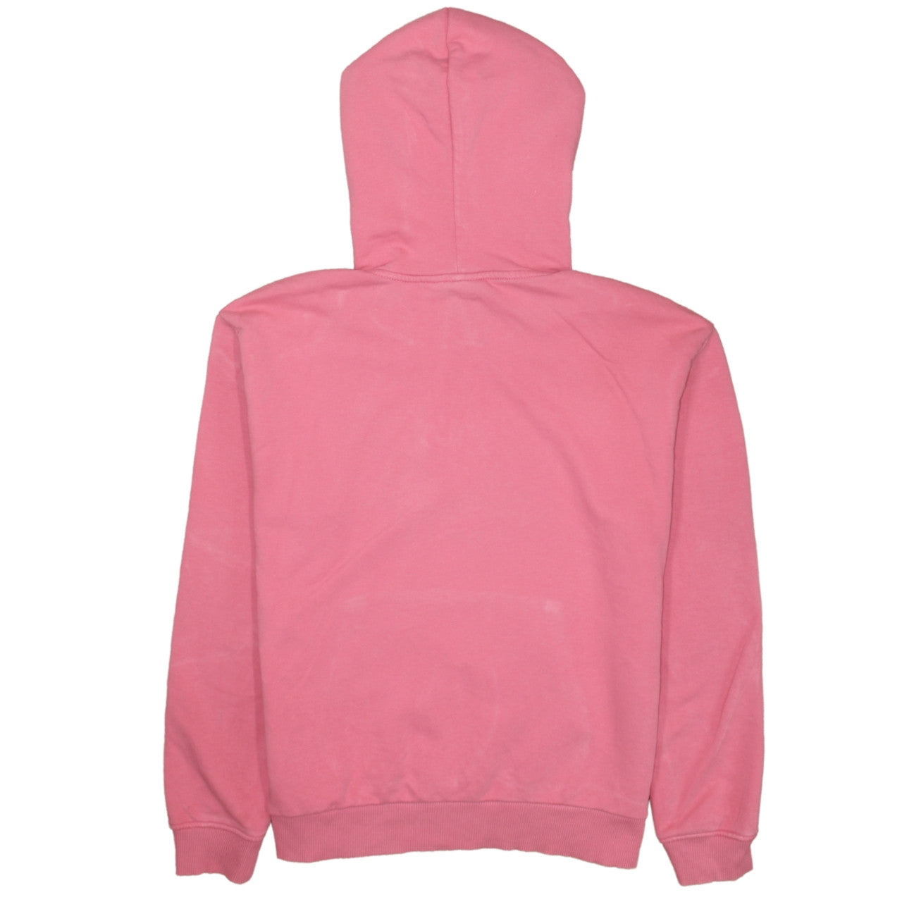Fila Women Pink Pullover Hoodie L Logo Cotton Casual Sweatshirt