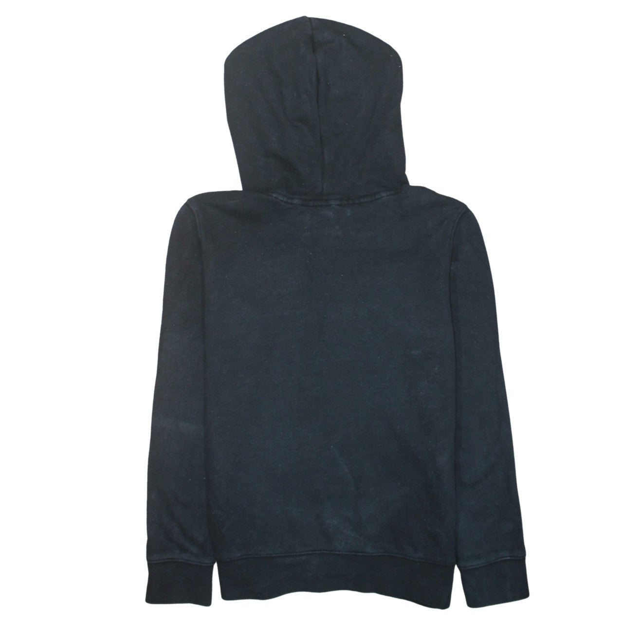 Adidas Womens Black Trefoil Logo Pullover Hoodie Size 10