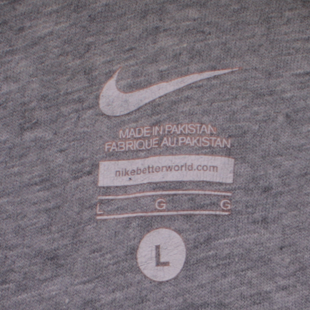 Nike Men's Black Pullover Hoodie L Graphic Sports Sweatshirt
