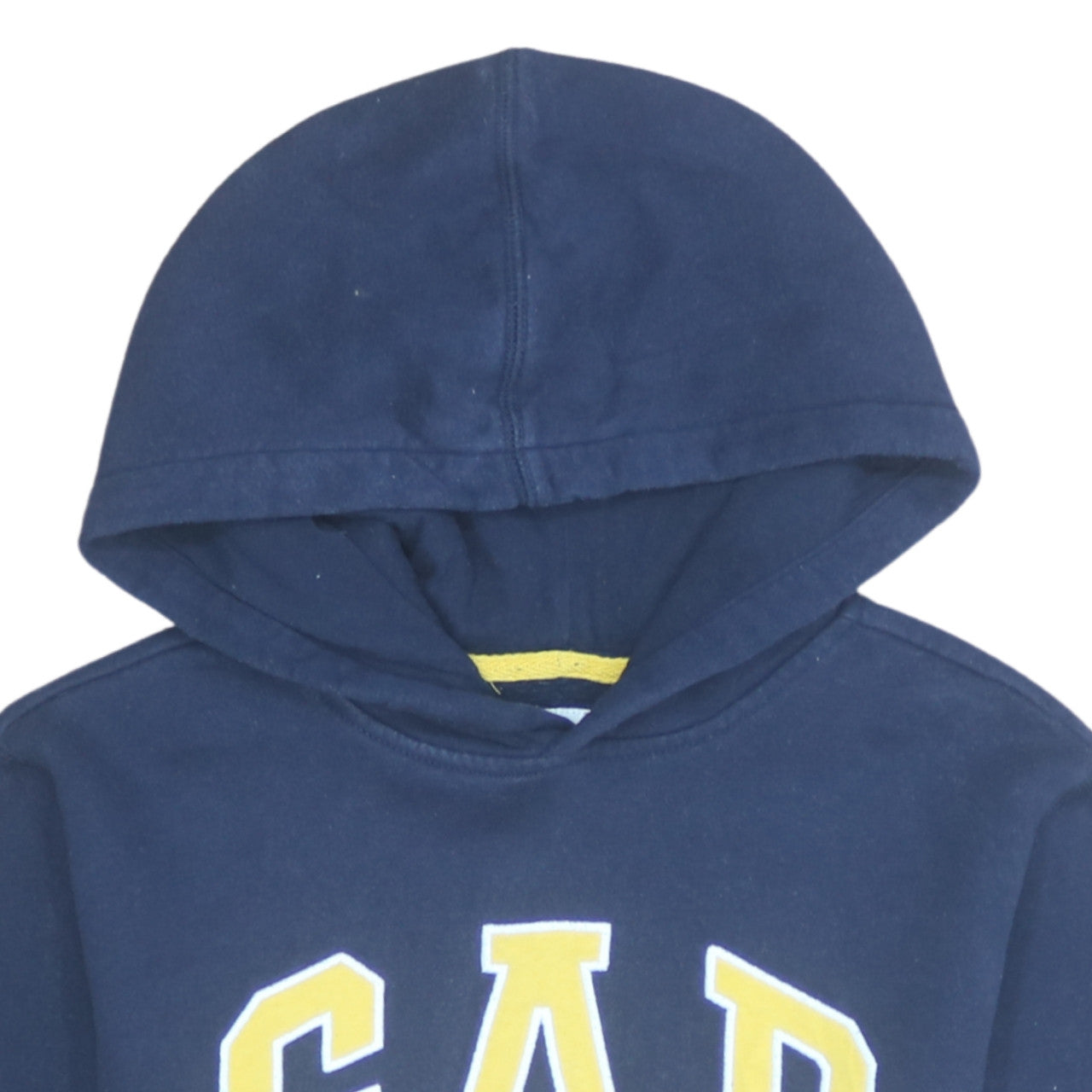 GAP Boys Blue Pullover Hoodie Size 10 Years Logo Fleece Sweatshirt