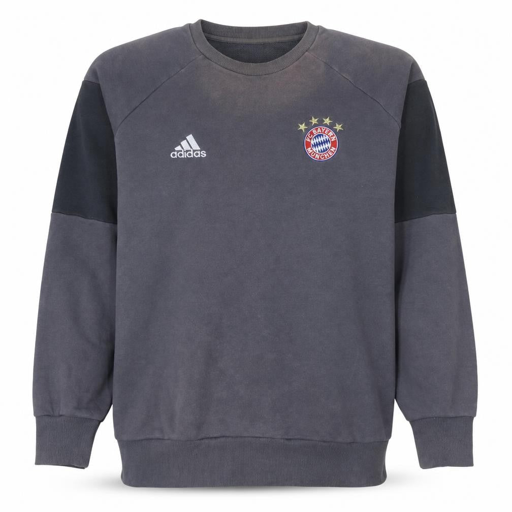 Adidas Men’s Grey 2XL FC Bayern Munich Pullover Sweatshirt