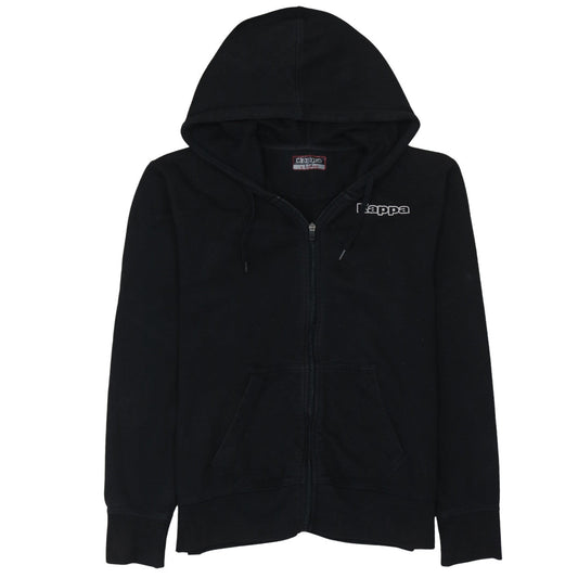 Kappa Men's Black XL Full Zip Hoodie Sweatshirt