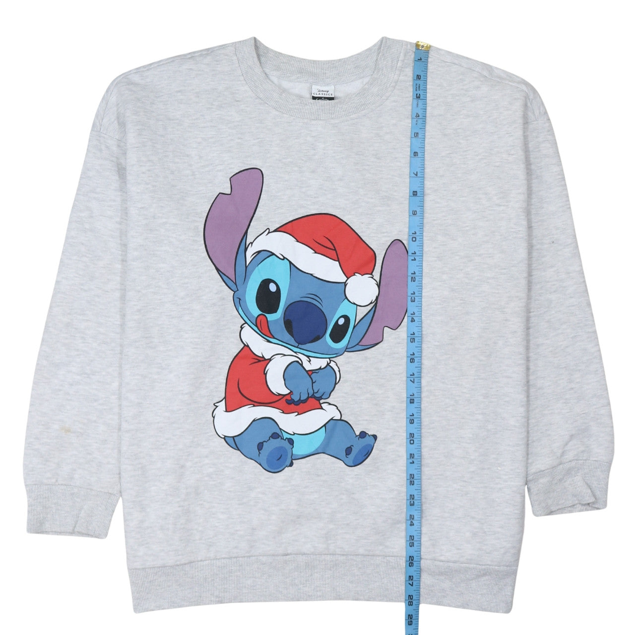 Disney Classics at George Women Grey Sweatshirt Stitch Christmas 2XL