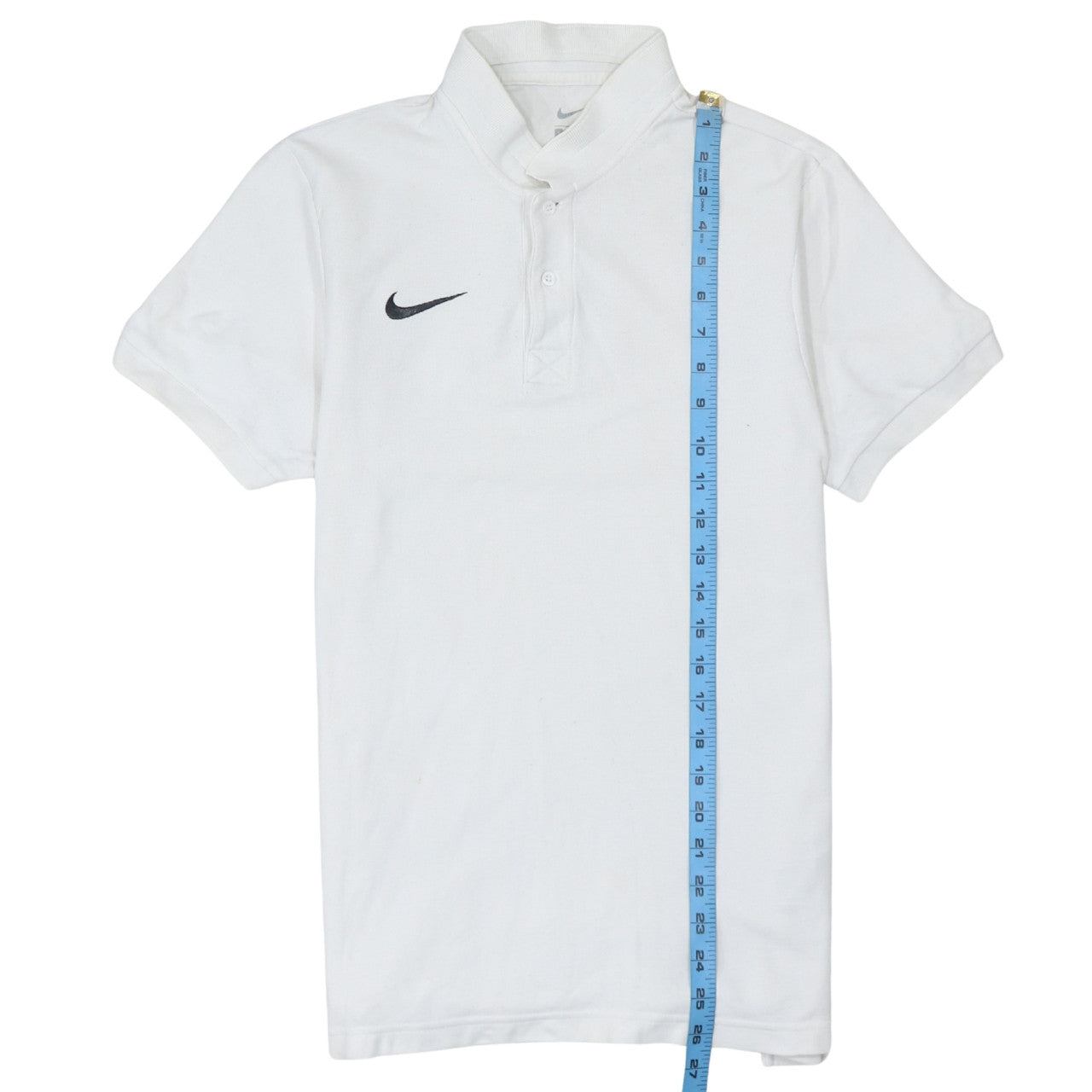 Nike Men's White Classic Short Sleeve Polo Shirt Size S