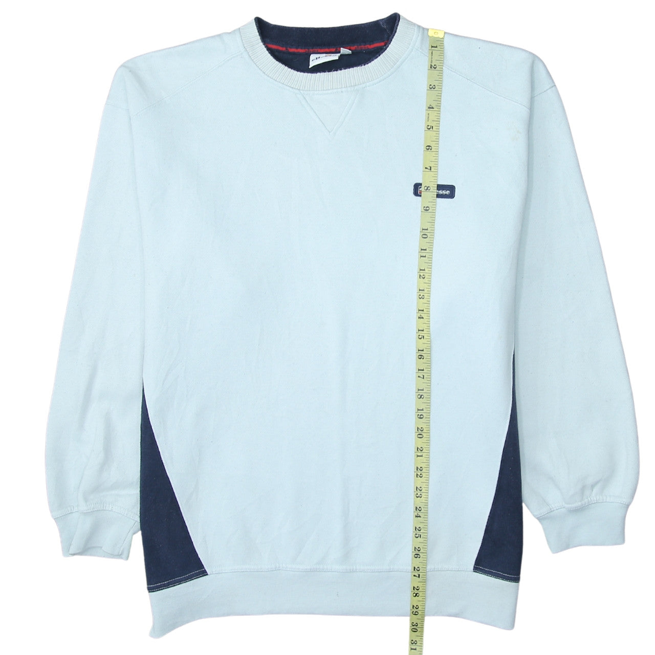 Ellesse Men's White XL Pullover Sweatshirt Classic Logo Vintage