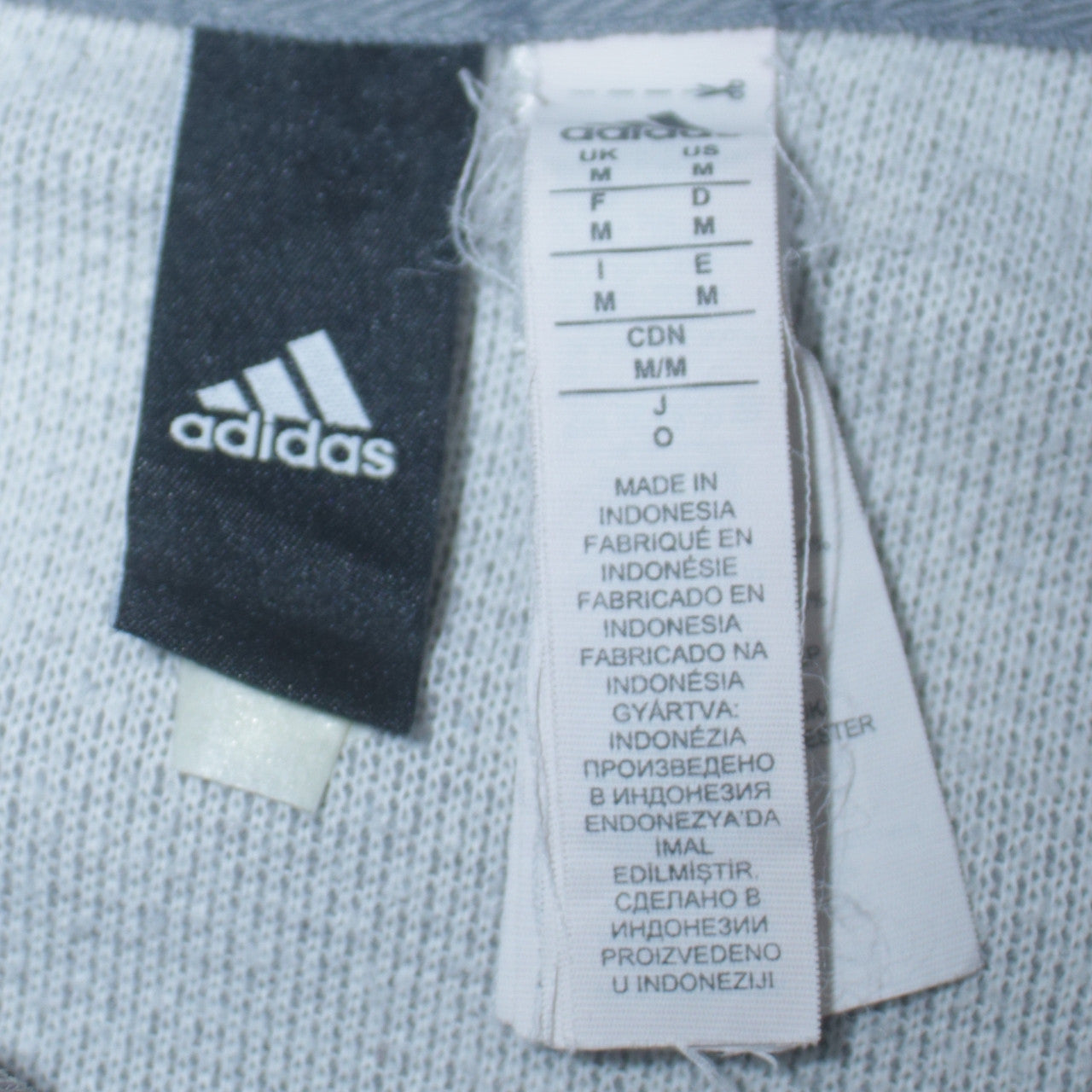 Adidas Men Grey Pullover Hoodie M Regular Fit Sportswear