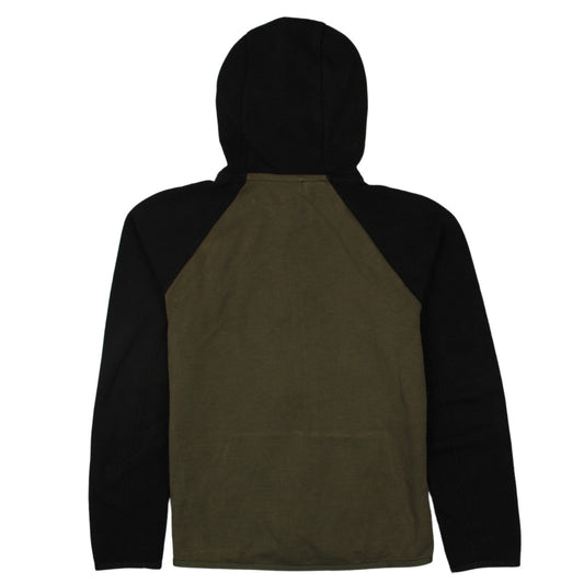 Nike Boys Black & Khaki Full Zip Hoodie 12-13 Years Classic Fit
