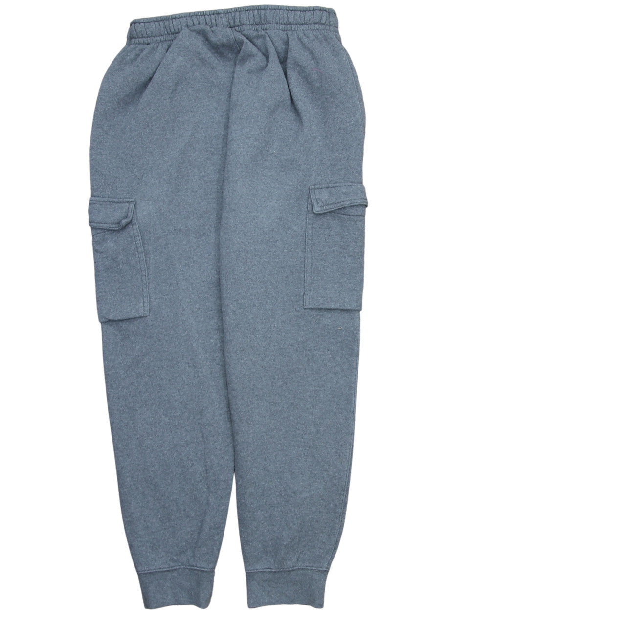 Nike Men's Grey Cargo Fleece Jogger Trousers Size S