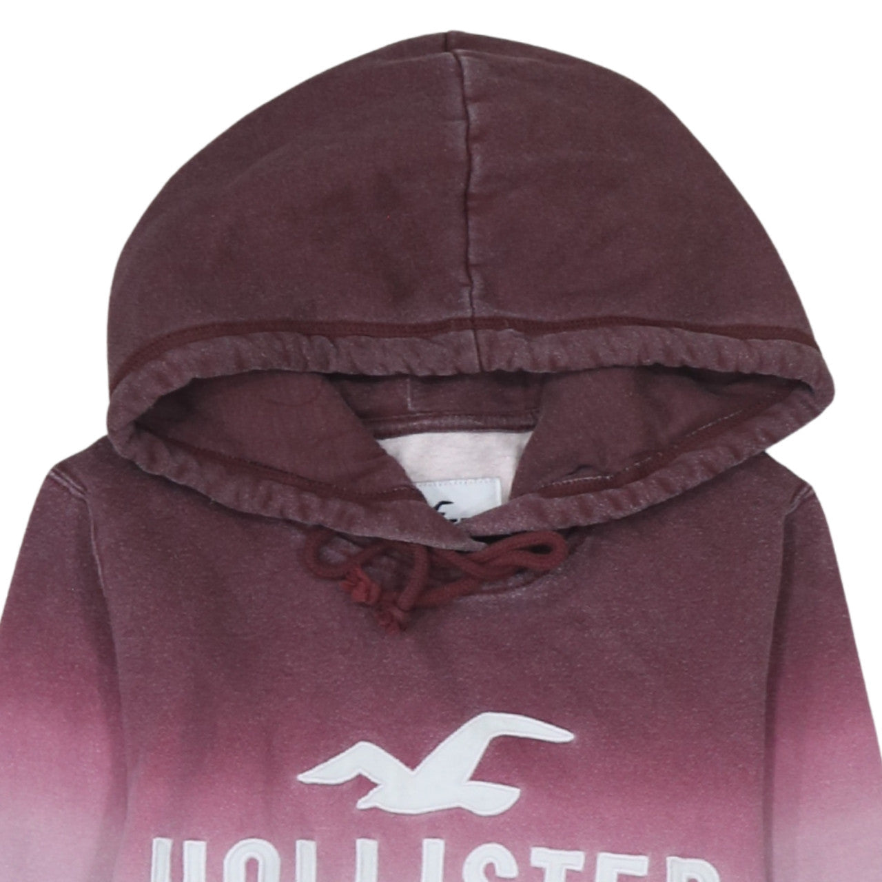 Hollister Women’s Pink Ombre Pullover Hoodie XS Cotton Blend