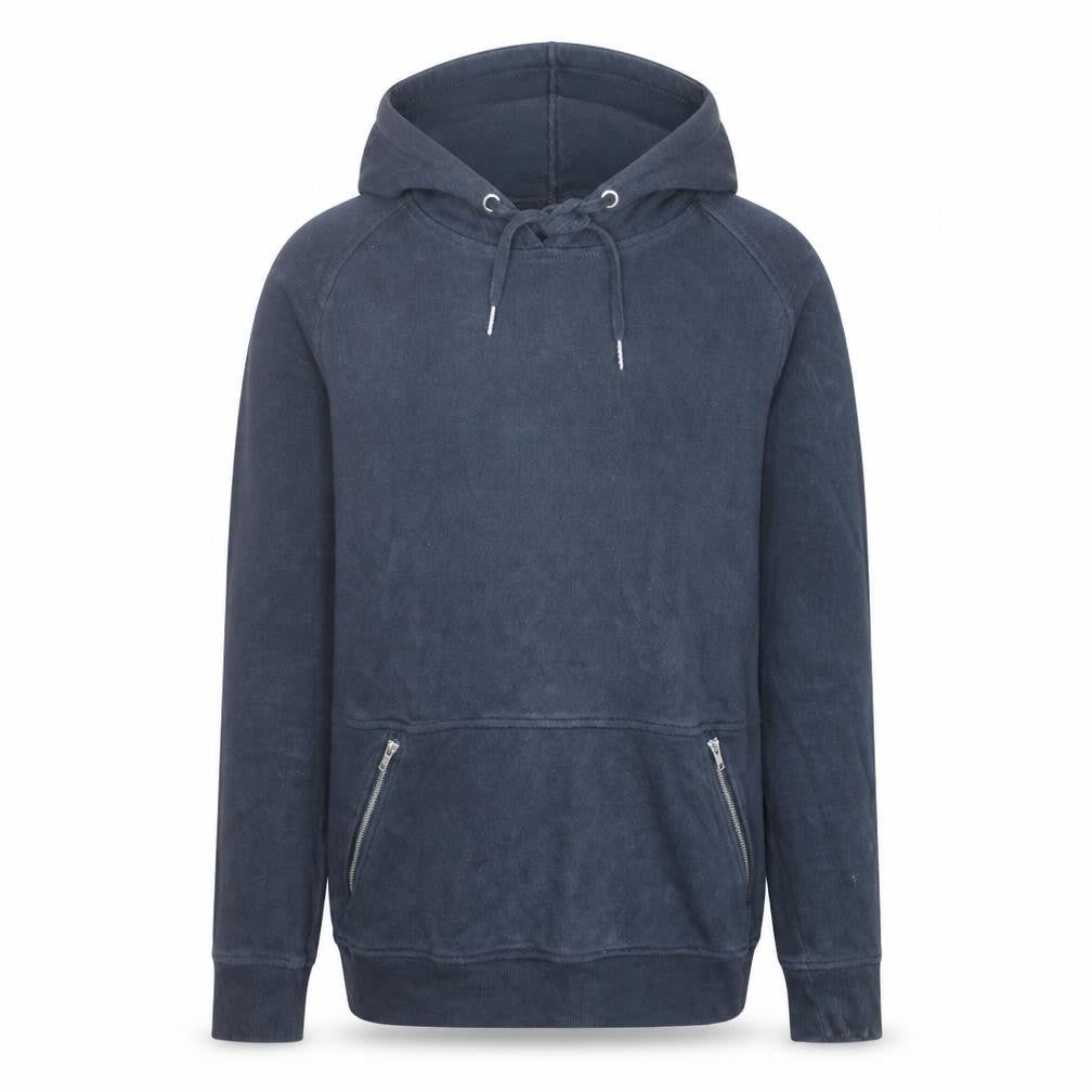 River Island Men's Blue Muscle Fit Pullover Hoodie Size M