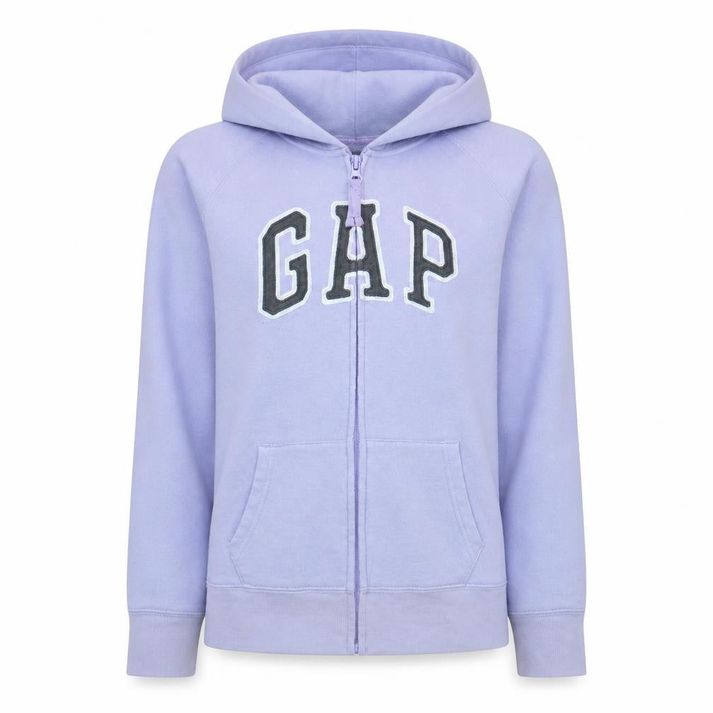 Gap Women Lilac Full Zip Hoodie M Size Hooded Sweatshirt