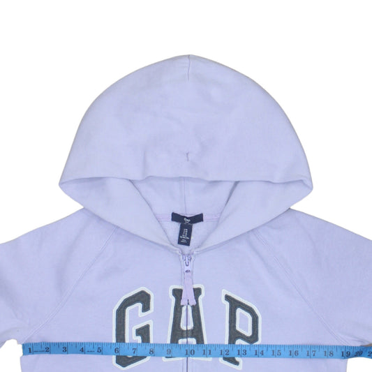 GAP Women Lilac Full Zip Hoodie M Size Hooded Sweatshirt