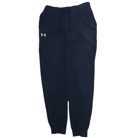 Under Armour Boys Blue L ColdGear Fleece Jogger Trousers