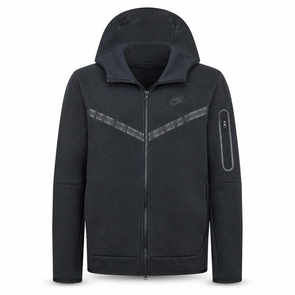 Nike Men's Black Full Zip Hoodie Size S Regular Fit Sportswear