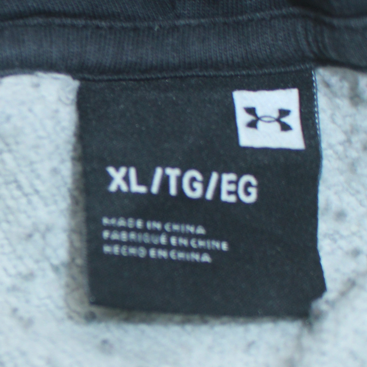 Under Armour Womens Grey XL Pullover Hoodie with Logo