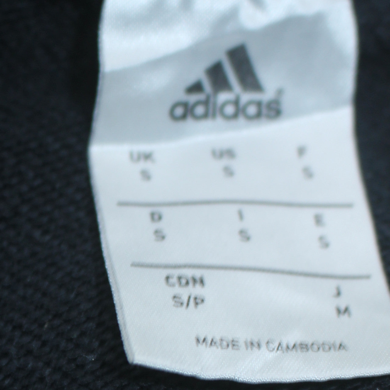 Adidas Men's Black Crew Neck Pullover Sweatshirt S Sunderland AFC