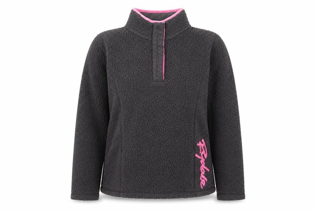 Rydale Women's Grey Fleece Pullover Sweatshirt Size M