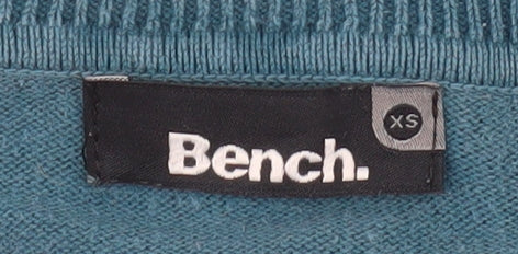 Bench Womens Blue XS Jumper Dress Long Sleeve Knit Casual